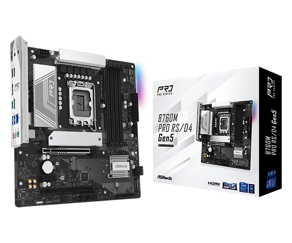 マザーボード b760m pro rs d4 ASRock > B760M Pro RS/D4